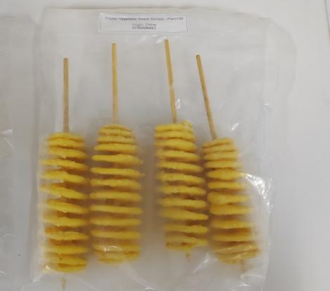 面食車間最新研發(fā)“薯塔”產(chǎn)品