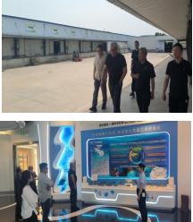 在公司銳總帶領(lǐng)下對青島兩家公司進(jìn)行考察